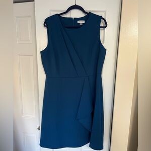 Calvin Klein Blue Work Dress (14)